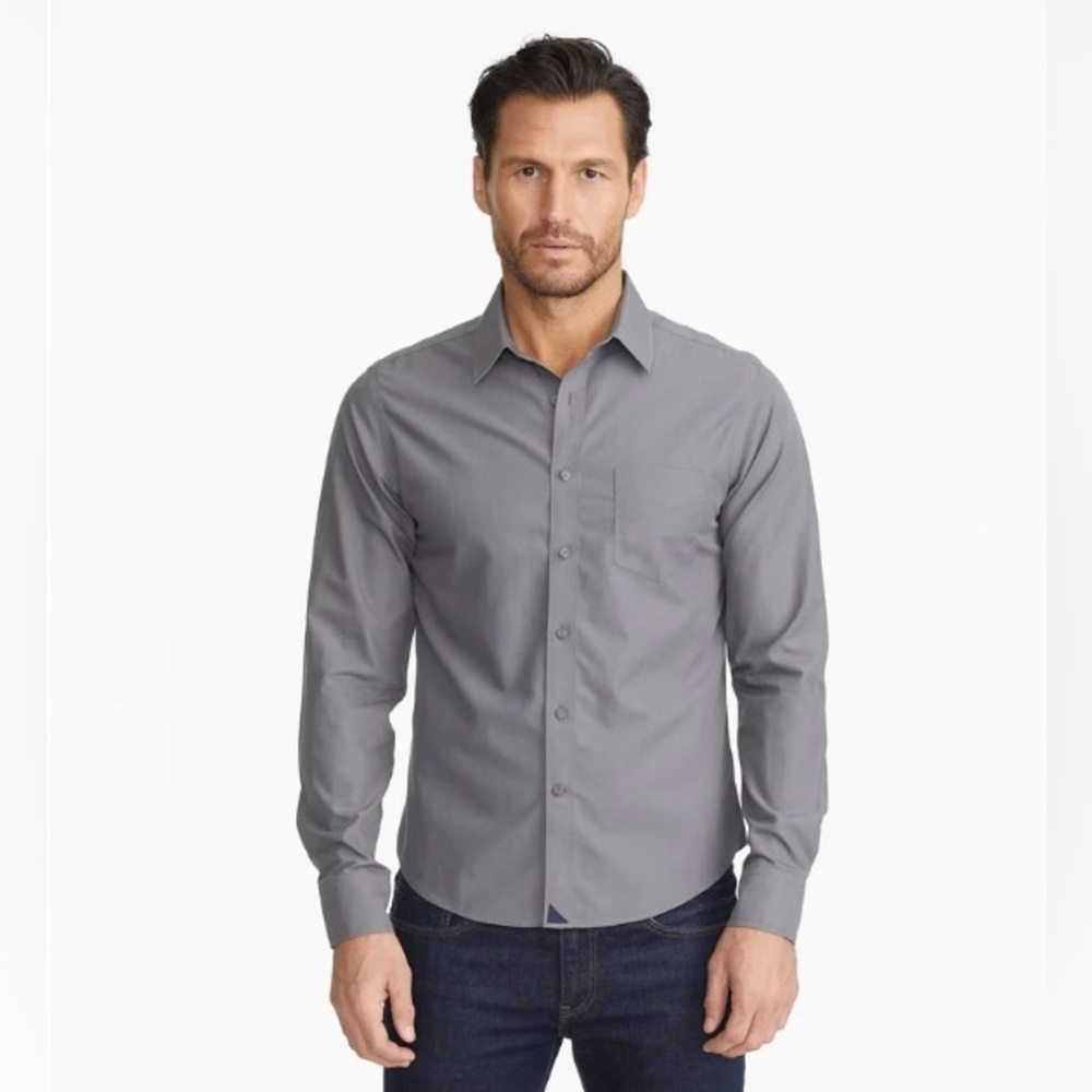 UNTUCKit Buttondown, Classic Gray, XXL